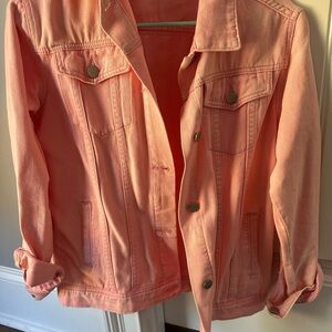 Women's Pink Denim Jacket
